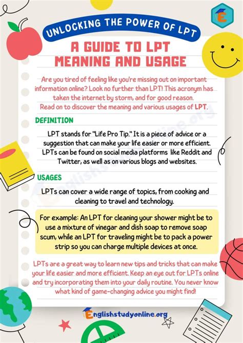 meaning of lpt for teachers